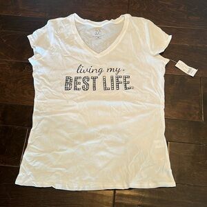 New York & Co best Life Tshirt NWT M
